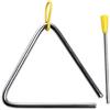 Cascha HH 2004 Triangolo con Bacchetta e Impugnatura in Gomma per Percussione e Educazione Musicale
