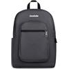 Invicta Zaino Jelek Plain, Grigio, 34 L, Doppio Scomparto, Doppia tasca frontale, Tasca interna con organizer, Tasca porta pc o tablet, Tasca portaborraccia, Scuola media e superiore, Ragazza, Ragazzo