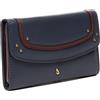 Abbacino Portfolio medio in pelle blu Blu