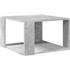 vidaXL Tavolino Salotto Grigio Cemento 51,5x51,5x30 Legno Multistrato