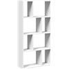 vidaXL Libreria Bianca 60x20x120,5 cm in Legno Massello