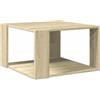 vidaXL Salontafel 51,5x51,5x30 cm bewerkt hout sonoma eikenkleurig