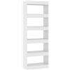 vidaXL Libreria/Divisorio Bianco 60x30x166 cm in Truciolato