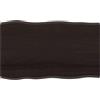 vidaXL Tafelblad natuurlijke rand 100x60x(2-4) cm eikenhout donkerbruin