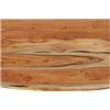 vidaXL Mensola a Muro 70x40x2,5cm Rettangolare Legno Acacia Bordi Vivi