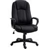 Vinsetto Poltrona da Ufficio Massaggiante 60x74x106-116cm Nera