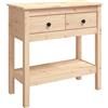 vidaXL Wandtafel 75x35x75 cm massief grenenhout