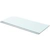 vidaXL Mensole in Vetro Trasparente 2 pz 70x30 cm