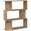vidaXL Libreria Rovere Artigianale 80x24x96 cm Legno Multistrato