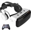 YJMYGS Occhiali 3D VR, Realtà Virtuale 3D, VR Visore Cuffie con Lenti HD Anti Luce Blu, per Smartphone 4,7-7,2 Pollici, Per Giochi, Film Ed Esperienze Interattive, Regali Per Bambini E Famiglie(C)