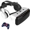 YJMYGS Occhiali 3D VR, Realtà Virtuale 3D, VR Visore Cuffie con Lenti HD Anti Luce Blu, per Smartphone 4,7-7,2 Pollici, Per Giochi, Film Ed Esperienze Interattive, Regali Per Bambini E Famiglie(E)