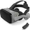 YJMYGS Occhiali 3D VR, Realtà Virtuale 3D, VR Visore Cuffie con Lenti HD Anti Luce Blu, per Smartphone 4,7-7,2 Pollici, Per Giochi, Film Ed Esperienze Interattive, Regali Per Bambini E Famiglie(B)