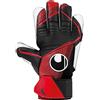 uhlsport Powerline Starter Soft Guanti da portiere per bambini e uomini, Guanti da portiere, Guanti da calcio con fissaggio al polso - Tessuto traspirante