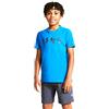 Dare 2b DKT426 4PAC05 Go Beyond - T-Shirt Casual in Cotone Stampato, Colore: Blu ateltico, 5-6