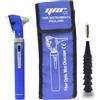 YNR England F.O Mini Otoscopio Auriscope Fibre Ottiche Ent Esame Medico Diagnostico Gp Marchio Ce Approvato - Blu