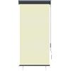 vidaXL Tenda a rullo per esterni 80 x 250 cm bianco crema