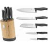 BerlingerHaus Berlinger Haus Antracit set di coltelli in un ceppo BH2672