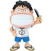 Banpresto Figura di Monkey D. Ruffy, personaggio dei cartoni animati "One Piece", in un unico pezzo, altezza 15 cm