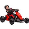AIYAPLAY Gokart elettrico per bambini, 24 V, 6-18 km/h, con 2 motori, rosso
