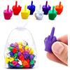 QUNZIDRESS Mini Middle Fingers - Regalo Spiritoso, Colpo di Genio per Adulti | 50/100pz Colori vivaci: piccoli gesti d'ironia da distribuire in feste o in ufficio