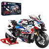 Reobrix Motorcycle 1000 RR Technic Set di costruzione per adulti, kit modello in scala 1:8, modello di moto da collezione da esposizione da 949 pezzi con supporto, regalo di moto per 14+