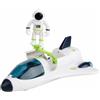 Generico Set da gioco Space Shuttle - Modello di navicella spaziale astronauta durevole in ABS, giocattolo interattivo con e suoni, regalo educativo per l'esplorazione dello spazio a batteria per bambini