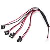 INJORA Kit Luci Rock a 4 LED per Axial SCX30 1/30, Bianco