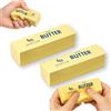 JINDANCL 2 Pezzi Butter Squishy, Bastoncino Burro Morbido Lenta Crescita Giocattoli