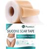 Pumkot Fogli Cicatriziali in Silicone, Cerotti Silicone Cicatrici 4 cm x 300 cm