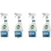 Italy Shop Service Cif - 4 spray anticalcare per bagno, con ACIDO CITRICO ed eucalipto, 650 ml, rimuove calcare e residui di sapone, profumo 100% biodegradabile, con portachiavi Italy Shop Service