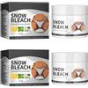 Jimklpy 2 Pezzi Crema Schiarente E Illuminante Per Le Articolazioni Del Corpo, Progettata Specificatamente Per Gomiti Ascelle Ginocchia Glutei E Zone Intime, Migliora Lo Schiarimento Delle Macchie Scure, 02