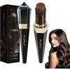 YIBABY Bastone di colore per capelli, matita di ritocco per capelli, impermeabile e resistente al sudore, per un tocco rapido per linee di capelli rade e copertura grigia, facile da applicare (#02 marrone