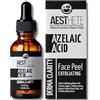Aesthete Acido Azelaico 10% Peeling Viso AESTHETE | 100 ml Esfoliante a Risciacquo con Mix di Acidi della Frutta | Per Pelle Grassa, Mista, Sensibile | Anti Pori Dilatati, Brufoli, Discromie