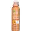 Garnier Ambre Solaire Natural Bronzer Dark Self Tan Mist Autoabbronzante Spray Viso 150ml