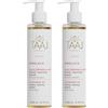 TAAJ | Olio struccante - HIMALAYA | Cura profonda detergente e idratante | Pulisce & Elimina le impurità | Pelle netta, morbida e lenitiva | Tutti i tipi di pelle | Vegan | Confezione da 2 x 200 ml