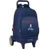 safta EL PULPO - Zaino grande con ruote, compatto evoluzione, rimovibile, ideale per bambini di diverse età, comodo e versatile, qualità e resistenza, 33 x 22 x 45 cm, Blu navy, M, Casual