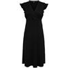 Only Onlmay - Abito Longuette a Portafoglio da Donna Jrs, Nero, XS