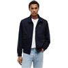 Tommy Hilfiger Uomo Giacca da Mezza Stagione Cotton Harrington con Zip, Blu (Desert Sky), L