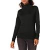Amazon Essentials Dolcevita Leggero a Maniche Lunghe, Vestibilità Aderente Donna
