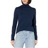 Amazon Essentials Maglione Leggero a Maniche Lunghe, Vestibilità Classica Donna, Blu Marino, L