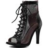 Ceciloroda Moda Danza Scarpe Heeled per donne Heel Height 2.75' / 3.94' / 4.33'