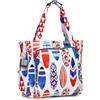Chase Chic Borsa da Spiaggia Grande Donna, ChaseChic Borsa da Piscina Floreale Impermeabile e Antisabbia, Borsa a Tracolla con Cerniera alla Moda per Viaggi, Palestra, Nuoto e Vacanze al Mare