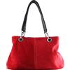 Chicca Borse 10028, Borsa a Mano Donna, Rosso, 32x20x14 cm (W x H x L)