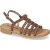 Valleverde Sandali Donna 55407 in Pelle Cacao Scarpe Casual Comode, Leggere e Flessibili, Ideali per Primavera Estate. EU 37
