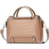 DEEVORCA Borsa a Mano da Donna Moda Femminile Tracolla Rimovibile Manico Superiore Impermeabile PU Texture Coccodrillo