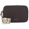 Coccinelle Pelle borsa a tracolla Tebe Crossover Bag Fondant Brown marrone scuro
