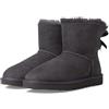 UGG Mini Bailey Bow II - Stivaletti da donna, colore: ossidiana, taglia 42