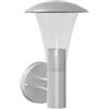 vidaXL Applique da Esterno Argento in Acciaio Inossidabile