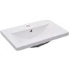 vidaXL Lavabo da Incasso 61x39,5x18,5 cm in Ceramica Bianco