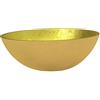 vidaXL Wasbak 50x37x14 cm glas goudkleurig